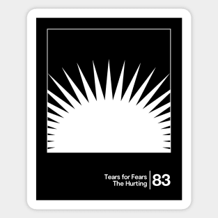 Tears For Fears - The Hurting / Minimalist Graphic Artwork Sticker
